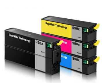 HP 990X Extra High Yield Ink Cartridges for Hp PageWide 755dn 774dn 750dn 772dw 777z